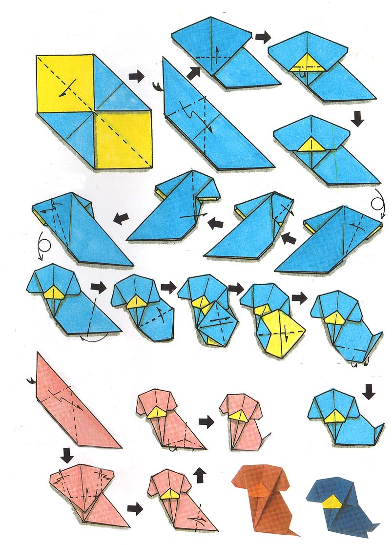 ORIGAMI STEP BY STEP DIAGRAMS « EMBROIDERY & ORIGAMI